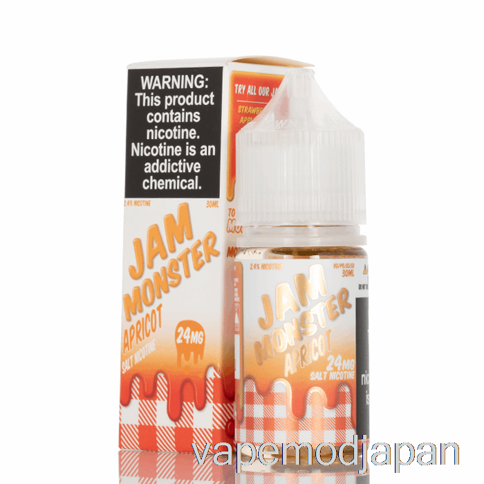 VAPE ジャパン アプリコット - ジャムモンスターソルト - 30ml 24mg